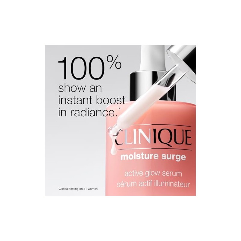 Clinique Moisture Surge Active Glow Serum con ácido láctico, ácido