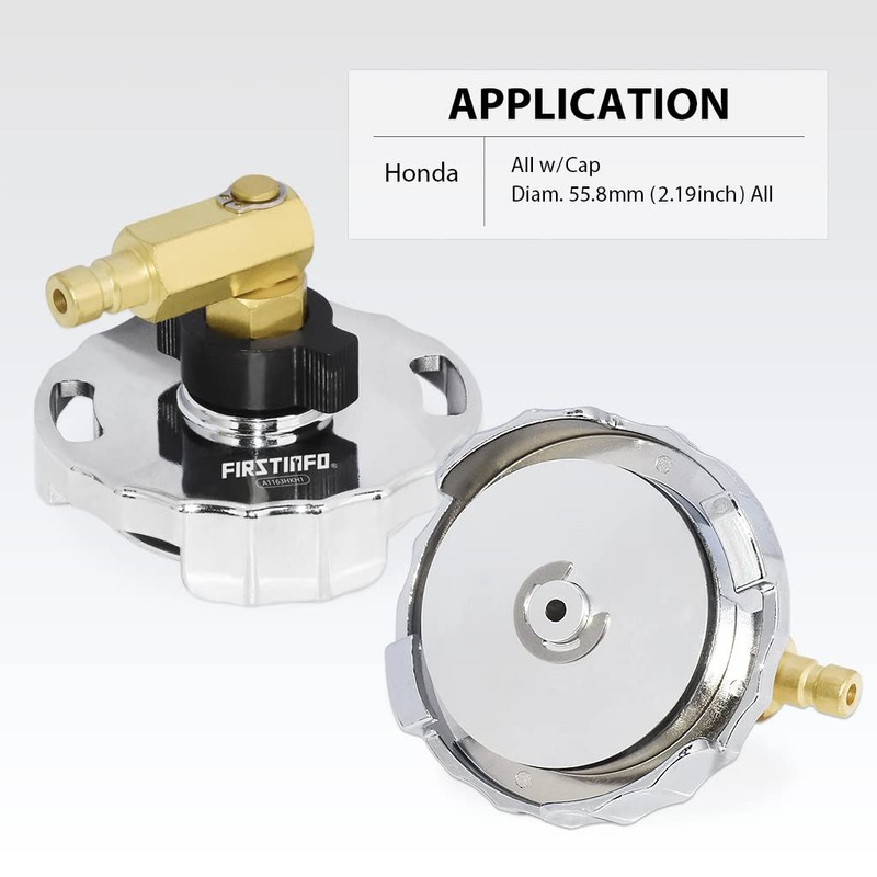 FIRSTINFO A1163HKH1 Metal Master Cylinder Reservoir Adapter, Compatible with Honda