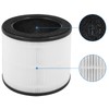 Laukowind for Coway Airmega 100 Air Purifier True Replacement Filter,