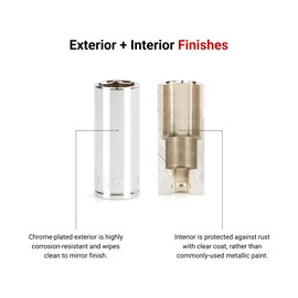 TEKTON 3/8 Inch Drive x 5/8 Inch Deep 6-Point Socket | SHD13016