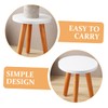 VICASKY Wooden Flowerpot Pedestal Stand Decorative Plant Display Stool for