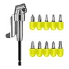 RYOBI RAKRAD11 Right Angle Drill Adapter + Bits (11 piece),