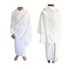 Ahram for Umrah and Hajj - 2 Piece White Ahram