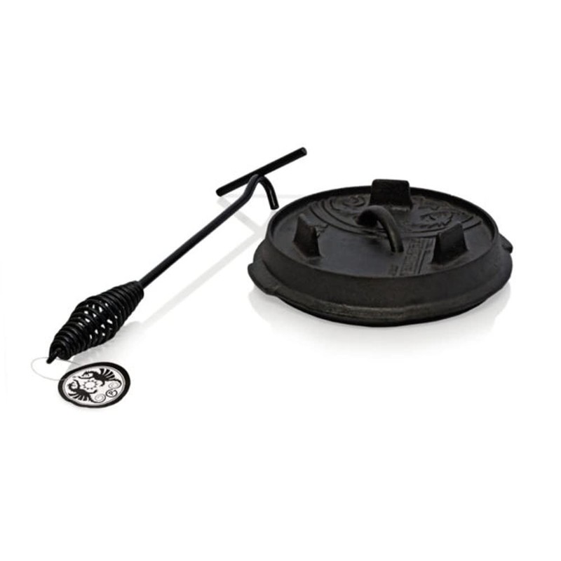 Petromax Universal Steel Lid Lifter for Dutch Ovens, Outdoor Camp