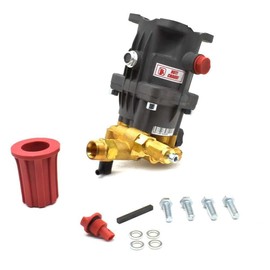 Interstate Pneumatics PW5200 6.5HP Pressure Washer Axial Piston Pump (Horizontal) For 3/4" Key Shaft Gasoline Engine, 3000 PSI