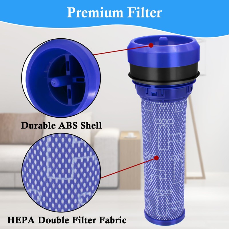 ilovelife 2pcs Premotor Filter for Dyson DC37, DC39, DC28, DC53