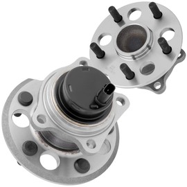 [2-Pack] 512280 - Rear Driver and Passenger Side Wheel Hub Bearing Assembly Compatible with 2004-2010 Toyota Sienna [FWD ONLY]