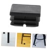 TEHAUX 1set Tube End Caps Durable Furniture Leg Glides Easy
