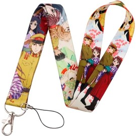Haikara-San Here Comes Miss Modern Anime Manga 17.7" Neck Lanyard Keychain Holder ID Badge Mobile Phone Pin Strap