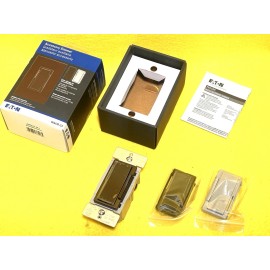 Eaton Smart 3-Way Universal WiFi Dimmer Switch Brown Black or Gray WACD-C7-SP-L