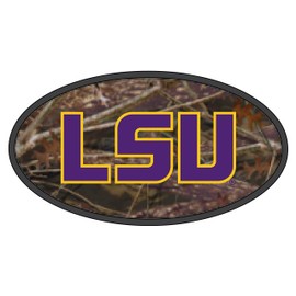 LSU Tigers Camo Hitch Receiver Cover
