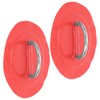 4pcs Inflatable Boat Kayak DRing Pad Patch Marine Fixed Buckle
