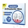 RAZOKO Orthodontic Wax for Braces Wax Dots 120 Individual Hygienic