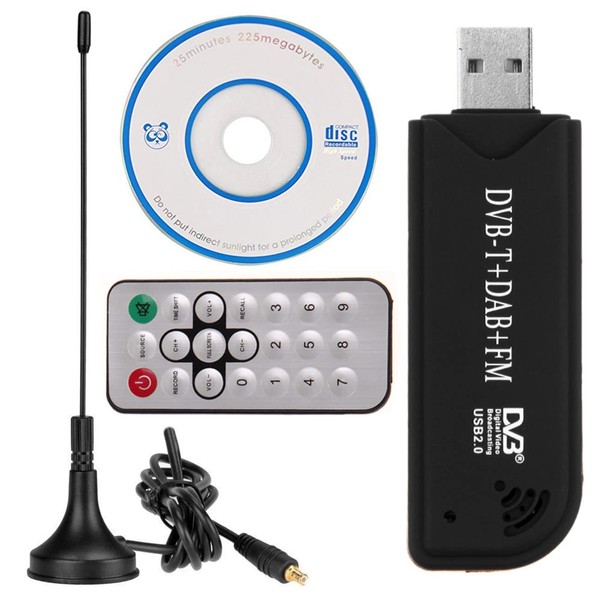 RIWPKFH IR Remote Control Digital Satellite USB TV Stick DAB