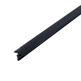 Outwater Plastic T-molding 9/32 Inch Black Flexible Polyethylene Center Barb Tee Moulding 250 Foot Coil