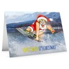 STREET SANTA - Wakeboard Christmas Card - Large A5 Card