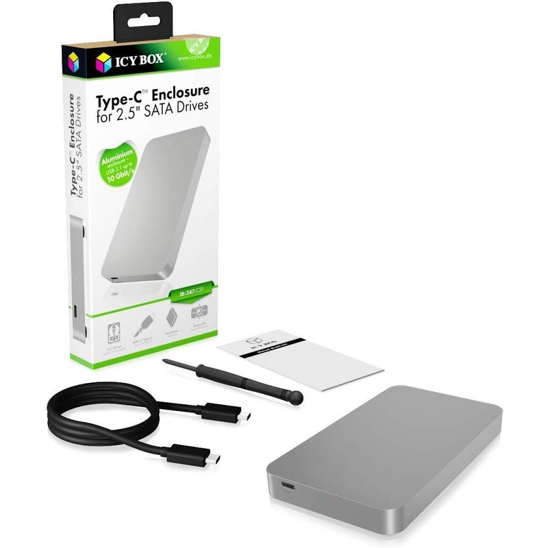 ICY BOX External 2.5 Inch Enclosure for Hard Disk or