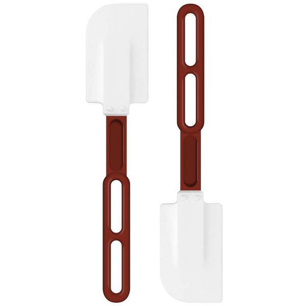 ReneeChef High-Temp Silicone Spatulas, 10'' Commercial Spatula 500°F Heat-Resistant Non...