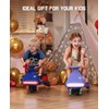 FanttikRide N7 Electric Wiggle Car with Pedal, Ride on Toy:_Blue_6V