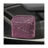 NYTKL Bling Car Trash Can with Lid, Sparkly Mini Crystal