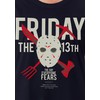 INTIMO Friday The 13th Womens' Jason Mask Nightgown Sleep Pajama