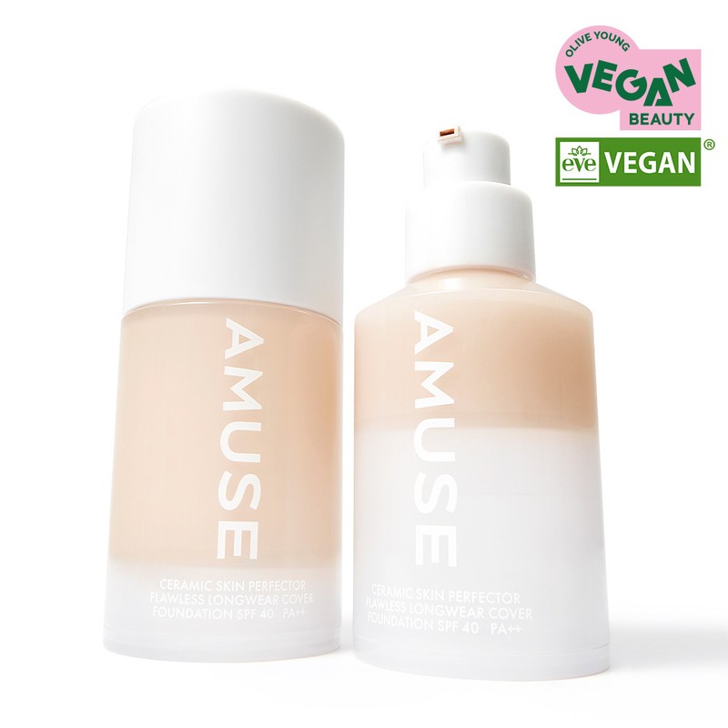AMUSE Ceramic Skin Perfector Foundation 30ml/15ml - [ORIGINAL] 02 Healthy