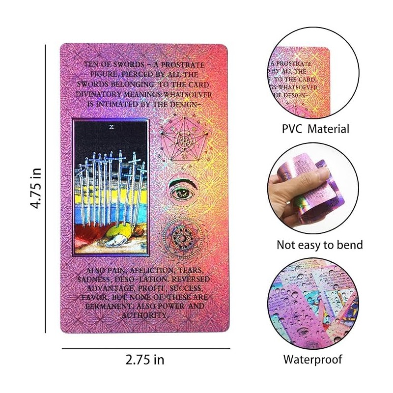 MSTRCORA Tarot Cards Deck, Luxury Tarot Card Deck, Splendid Classic