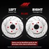 APF All Performance Friction Rear Zinc Drilled/Slot Brake Rotors for