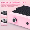 LUMOKU Colector de polvo de uñas con filtro reutilizable, extractor