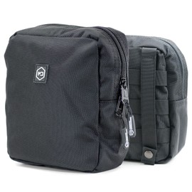 Mission Darkness MOLLE Faraday Pouch. Military-Grade Bag Attaches to Any MOLLE Webbing System. RF Signal Blocking + Anti-Hacking/Tracking/Spying + Data Privacy for Phones, Tablets & Electronic Devices