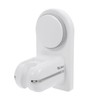 Operitacx Adjustable Wall Mounted Suction Shower Head Bracket Punch Base