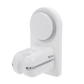 Operitacx Adjustable Wall Mounted Suction Shower Head Bracket Punch Base Holder for Handheld Showers Lightweight and Durable Design Easy to Install
