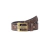 Red Bridge men's leather belt, wide rivet belt, Cowboy Western