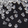 200pcs Earring Backs for Studs Earring Back Soft Clear Ear