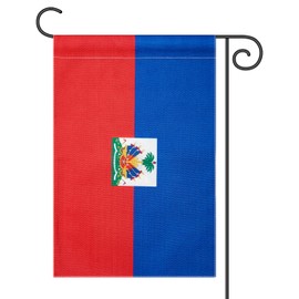 Haiti Haitian Garden Flag Indoor Outdoor Decoration Flags,For Yard Outside 12 x 18 Inches,Double-Sided,DIY Celebration.
