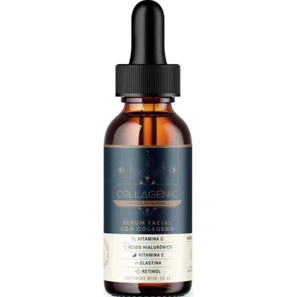 Serum Facial adicionado con Acido Hialurónico, Retinol, Vitamina E y