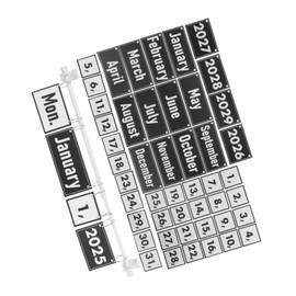 FUNOMOCYA 1 Set Boho Bulletin Board Decoration with Date Cards for Active Learning and Easy Installation for Preschool Elementary School