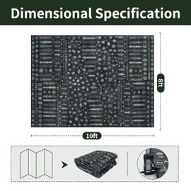 BGASZ 8x10 Washable Area Rug, Soft Area Rugs for Living Room, Non Slip Backing,Short-Pile&Durable Edge Binding, Stain Resistant, The Large Carpet for Bed Room, Dining Room,Office,Playroom(AL-07281)