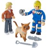 Sam Fireman Elvis, Penny, Cat, Game Figures Set, Fireman Sam,