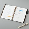 Lihit Lab Open Ring Notebook, Twist Notebook, A5, 24 Holes,