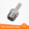 sourcing map 3pcs Stainless Steel Hose Barb Fitting 0.3" (8mm)