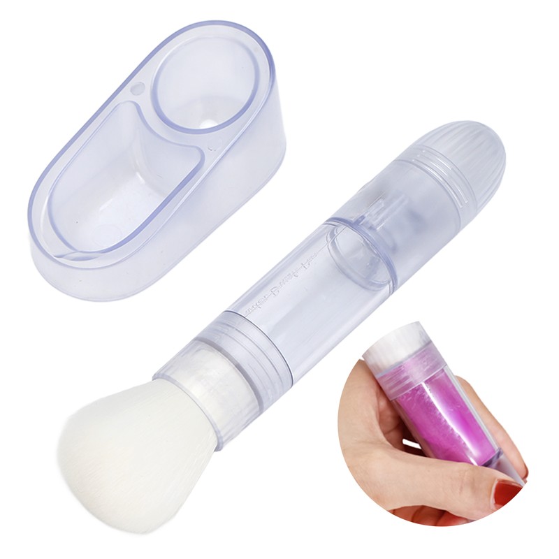 Nail Dust Brush 2 in 1 Multifunction Utilities Comfortable Grip
