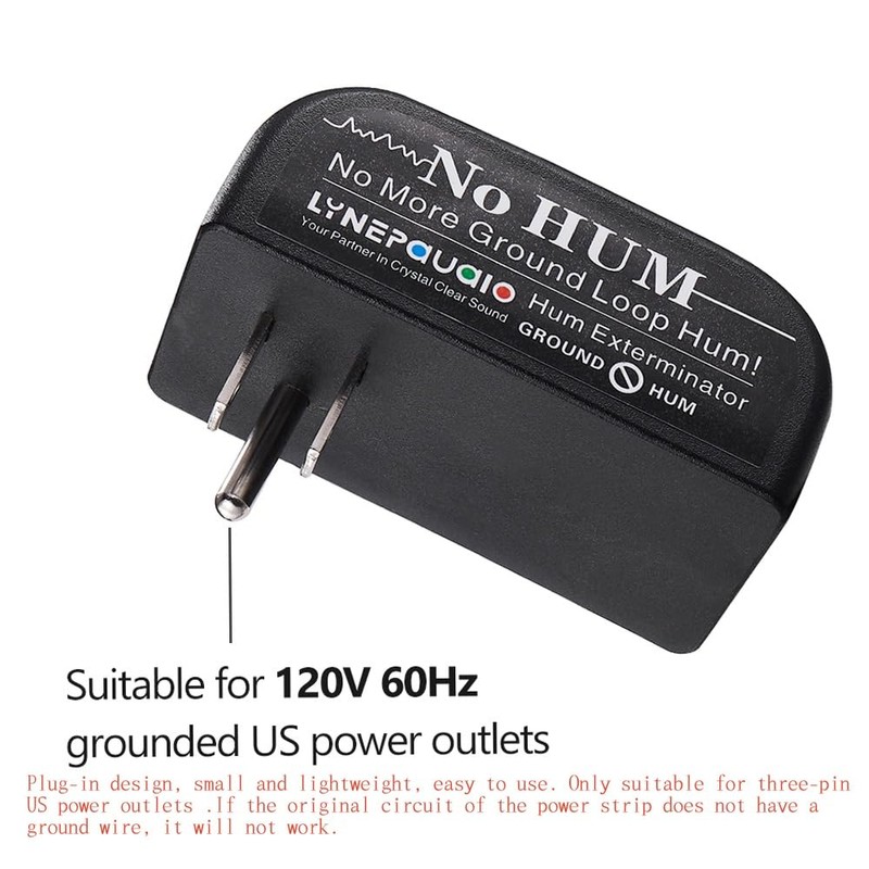 Btuty Ground Loop Noise Eliminator Only Eliminate the Hum Generated