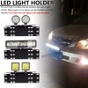 XUKEY Work Lights Holder License Number Plate LED Driving Bar