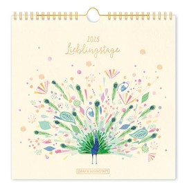Wandkalender quadratisch 2025 Lieblingstage: Wandkalender