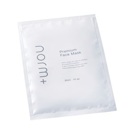[Produced by Emiri Aizawa] norm+ Face Pack, 3D Made in Japan, 5 Pieces, Ceramide, Highly Moisturizing, Aged Skin, Reaches Your Neck, Plenty of 1.1 fl oz (30 ml) / 1 Sheet, Fragrance-free, Moisturizing