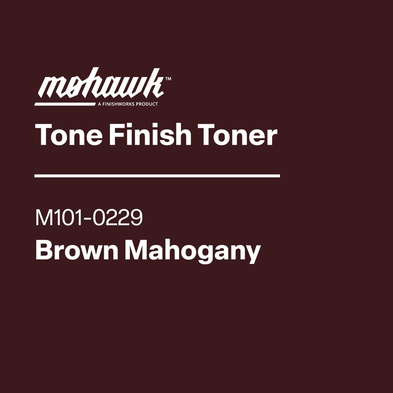 Mohawk Tone Finish Toner Brown Mahogany