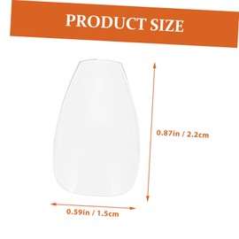 Healvian 240pcs Manicure Nail Tips Long-lasting Fake Nails for Salon Home Decorative Accessories for