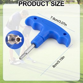 Adjustable Golf Tool, Golf Torque Wrench Metal Golf Driver Tool Practical Golf Driver Wrench Portable Golf Club Wrench for Golf Club Driver Shaft Adapter Torque Tool