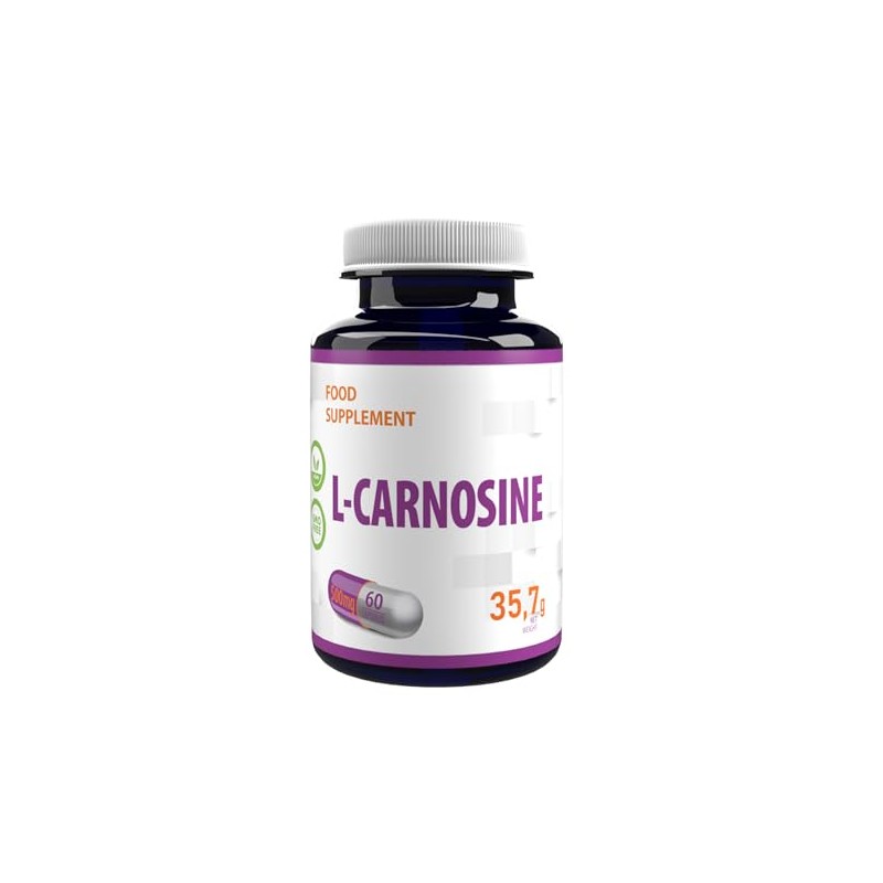 Hepatica L-Carnosine | 500mg High Strength | 60 Vegan Capsules